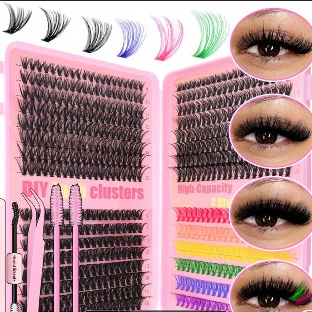 DIY Eyelash Extension Clusters